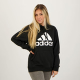 Moletom adidas Logo Com Capuz Feminino Preto