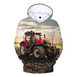 Moletons Com Capuz Com Estampa 3d Para Carro E Trator, Moda