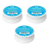 Molha Dedo Umedecedor Creme 10 Gramas - Kit C/ 03 Un