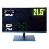 Monitor 21.5 Led Hdmi Vga Full Hd Ultra Fino 75hz - Preto