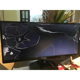 Monitor 25 Led LG Ultra Wide 25um58 Tela Trincada Liga/ Leia