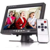 Monitor 7 Polegadas Com 2 Entradas Rca De Video Av Controle