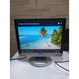 Monitor Aoc 15 Polegadas Entrada Vga E Áudio Integrado!!!