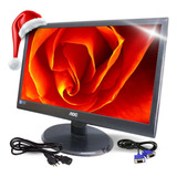Monitor Aoc 19 Polegadas Lcd E950sw Vga Cor Preto 110v/220v