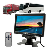 Monitor De 7 Polegadas Tft Roadstar 12v 2 Rca Video