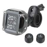 Monitor De Pressão De Pneus De Motocicleta Com Display Lcd E