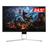 Monitor Gamer Aoc Agon ''24,5'' 240hz Bivolt Preto/vermelho