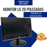 Monitor LG 20 Polegadas Widescreen Black