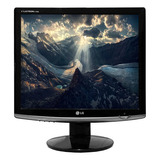 Monitor Lcd 17 Polegadas Quadrado Com Cabos