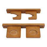 Montado Na Parede Suporte De Espada Rack De 2 Slots