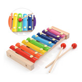 Montessori Brinquedo Educacional Oitava Notas Quadro Xilofon