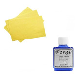 Monzi Limpa Prata 35 Ml+3 Flanela Magica Polimento Limpeza