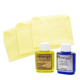 Monzi Prata 35 Ml +folheado Monzi 35ml + 3 Flanelas Mágicas