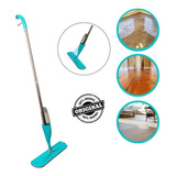 Mop Completo Spray Rodo Mágico Dispenser + Refil Microfibra Cor Verde