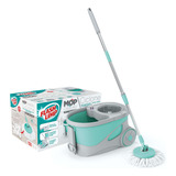 Mop Giratório Ciclone Cesto Inox 20lts Mop7290 Flash Limp Cor Verde