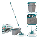 Mop Giratório Duas Águas Fit Cesto Inox Flash Limp Original