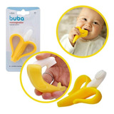 Mordedor Bebe Bananinha Massageador Escovinha Buba