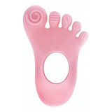 Mordedor Bebê Pezinho Rosa Buba 3m+ Macio Alívio Dentição