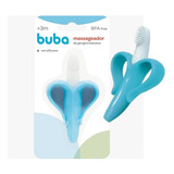 Mordedor E Massageador De Gengiva Bananinha Azul - Buba Baby