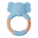 Mordedor Elefante Em Silicone Azul Livre