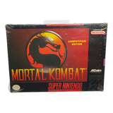 Mortal Kombat 1 Lacrado Snes Original Super Nintendo 