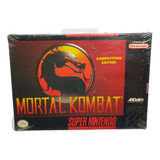 Mortal Kombat 1 Snes Lacrado Super Nintendo 