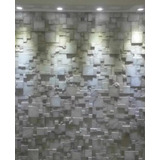 Mosaico Canjiquinha De Pedra São Tomé Branco Placa 30x30 Cm