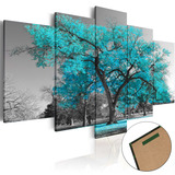 Mosaico Quadros Decorativos Sala Quarto Ipê Azul Tiffany Vida Árvore Da Vida Painel