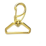 Mosquetão 3 Cm Base Sextavada Dourado