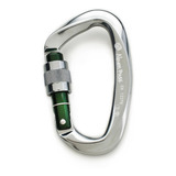 Mosquetão D 28kn Alumínio Rosca Sistema Keylock Alpen Pass
