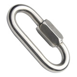 Mosquetão Oval Em Inox  4x41mm