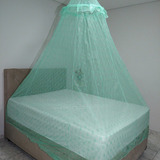 Mosquiteiro Renda Casal Anti Pernilongo Kit Com 2