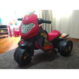 Moto A Bateria Para Crianças Bandeirante Ban Moto Cor Preto