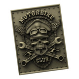 Moto Club Caveira - Arquivo Stl