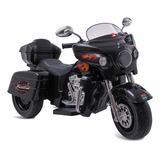 Moto Elétrica Infantil King Rider Black 12v Bandeirante 2920