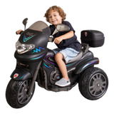Moto Elétrica Infantil Preta Unissex Com