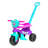 Motoca Triciclo Infantil Velotrol Baby Menina Haste E Alça