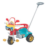 Motoca Triciclo Velotrol Criança Zoom Max Com Aro Azul