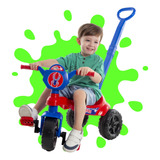 Motoca Velotrol Triciclo Infantil Criança Passeio Pedal Cor