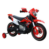 Motocicleta Eletrica Infantil Vermelha C/ Rodas