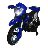 Motocross Bz Azul Moto Elétrica Infantil