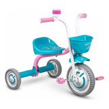 Motoquinha Infantil Kids Triciclo Menina Bicicleta Rosa/azul