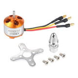 Motor 2212-5t 2700kv Brushless C/ Spinner P/ Zagi 2826