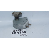 Motor Do Prato + Cruzeta Trevo Microondas Sharp Rb458