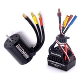 Motor + Esc Automodelos Elétricos Brushless Escala 1/10 