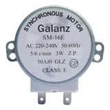 Motor Galanz Sm-16e Ac 220v-240v 50/60hz 5/6 R/min 3w