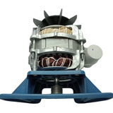 Motor Suggar / Lavamax 220v Kit Com Cubo E Suporte Azul