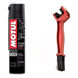 Motul C2 Chain Lube 400ml + 1 Escova Lubrificante Corrente