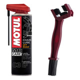 Motul C3 Chain Lube 400ml + 1 Escova Lubrificante Corrente