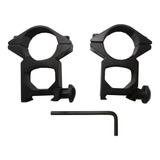 Mount Suporte Scope 25.4mm P/ Trilho 20 Mm- Mod. Alto (par)